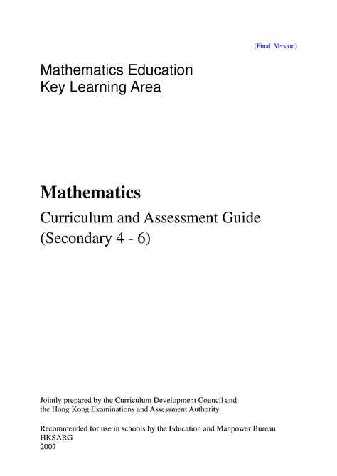 dse math syllabus 2024